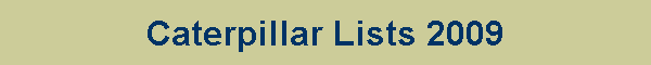 Caterpillar Lists 2007